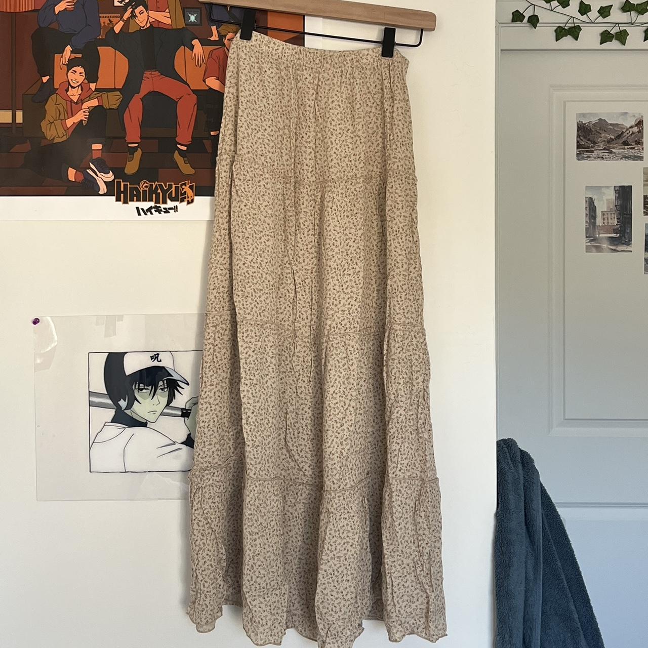 Brandy Melville long floral skirt! Depop