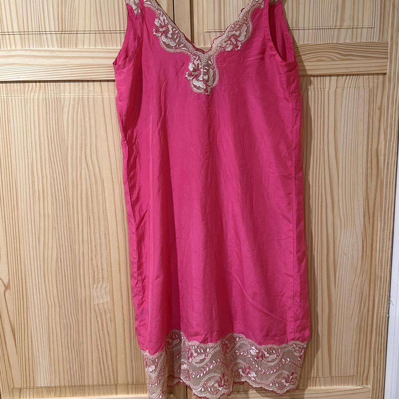 Super cute y2k express hot pink summer beach dress.... Depop