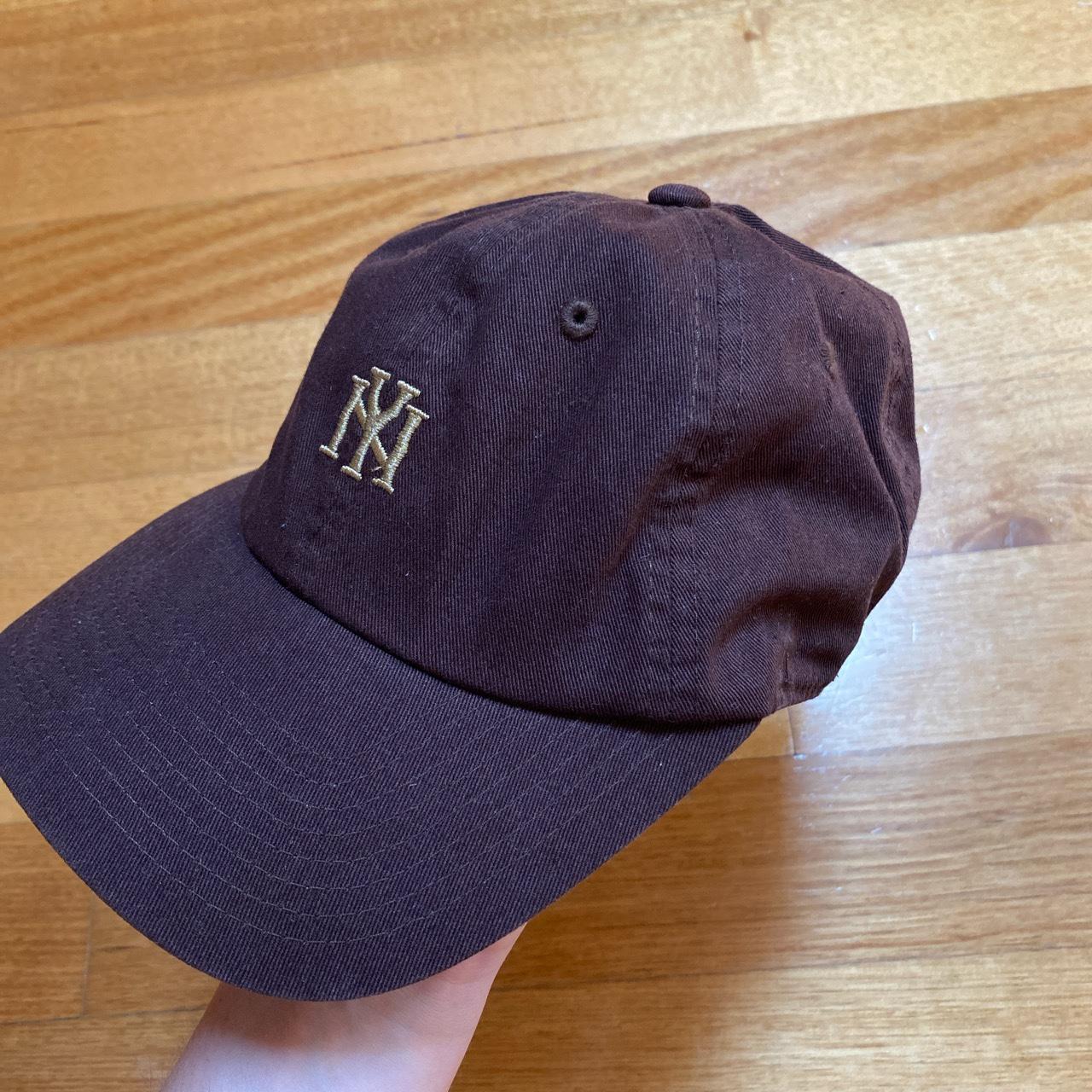 Brown NY cap Perfect condition #cap #baseballcap - Depop