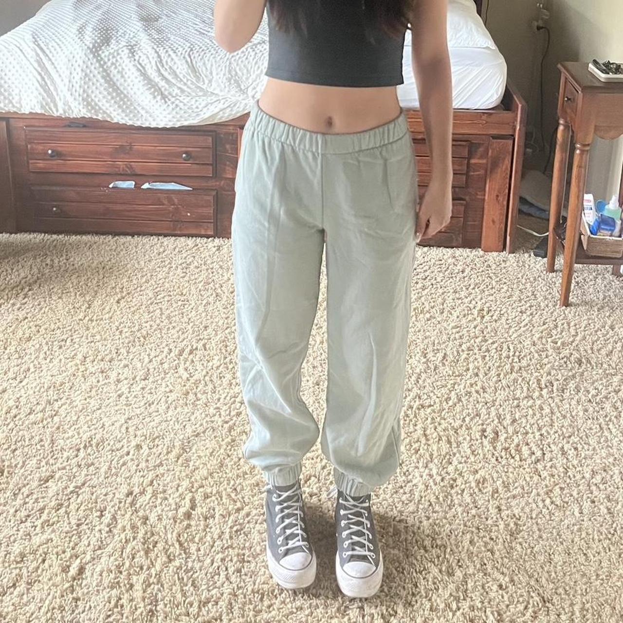 Green rosa sweatpants brandy melville sale