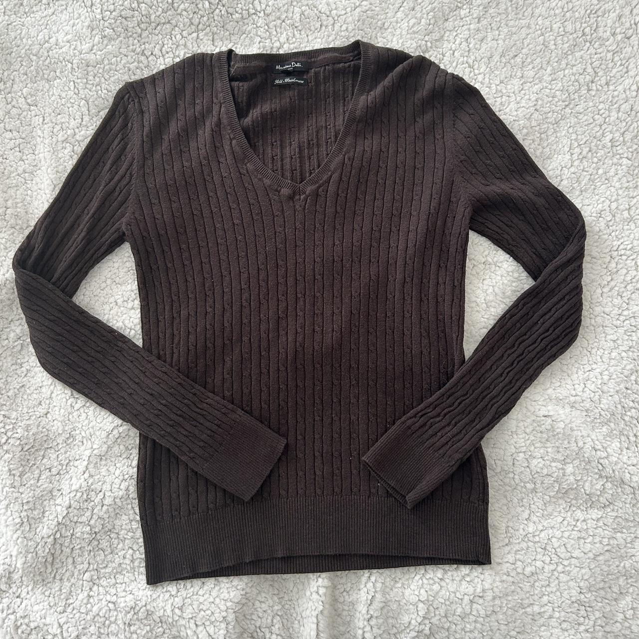 vintage 90s/early 2000s massimo dutti silk-cashmere... - Depop