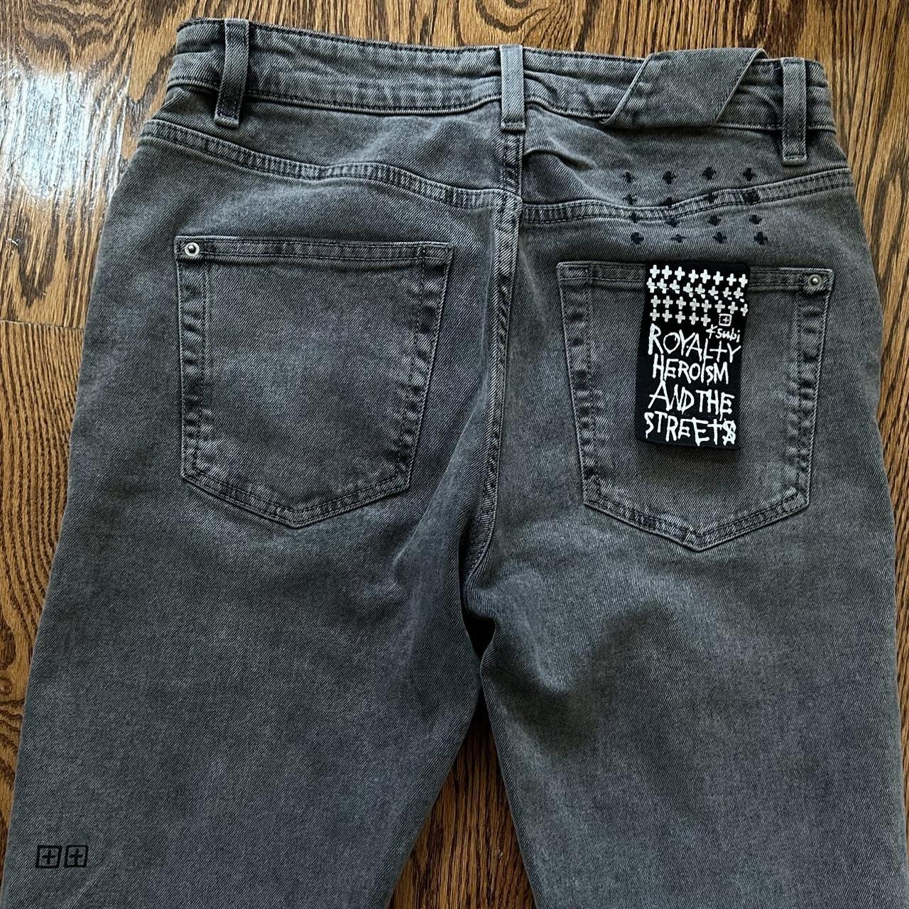 Ksubi Men's Black and Grey Jeans Depop