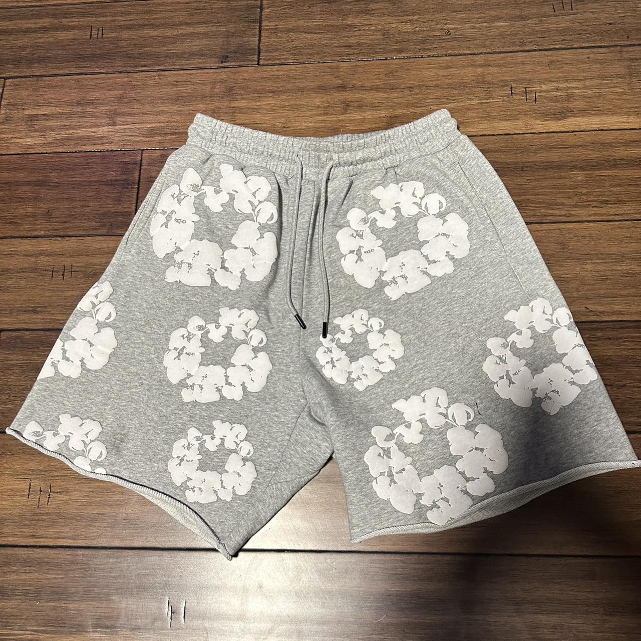 Denim Tear cotton wreath shorts - Depop