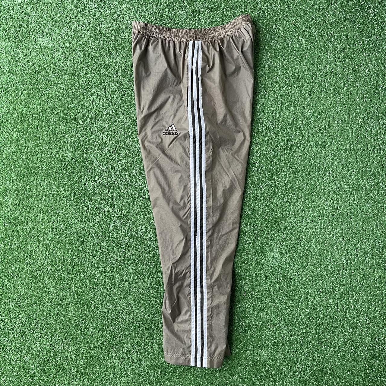 Vintage ADIDAS Men's Peach Nylon Track Pants Large