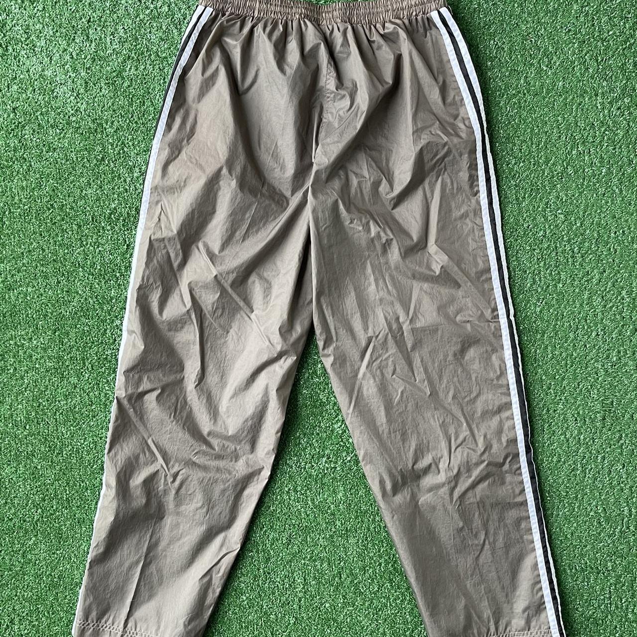 Vintage Adidas Track Pants Embroidered logo. Side... - Depop
