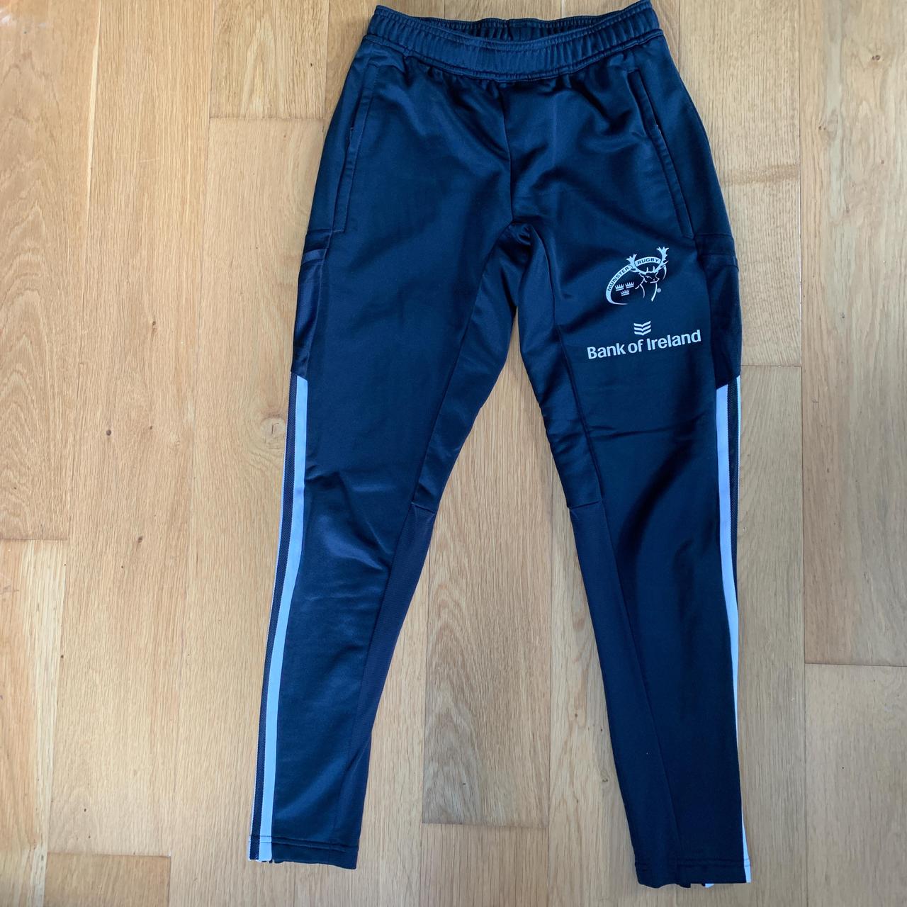 Munster Rugby Adidas navy and white shorts with Bank | Depop