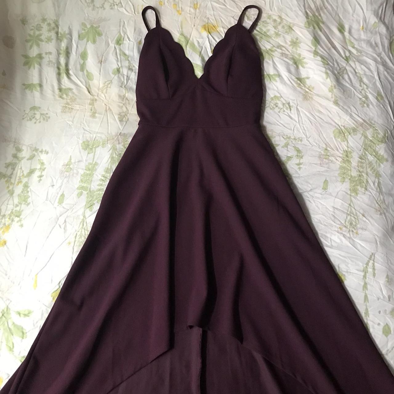 Macy's Women's Burgundy Dress Depop