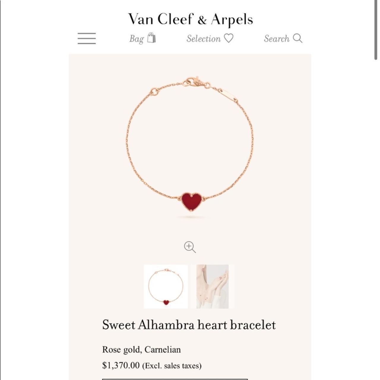 Van Cleff Arpels Heart Bracelet ❤️ Authentic,