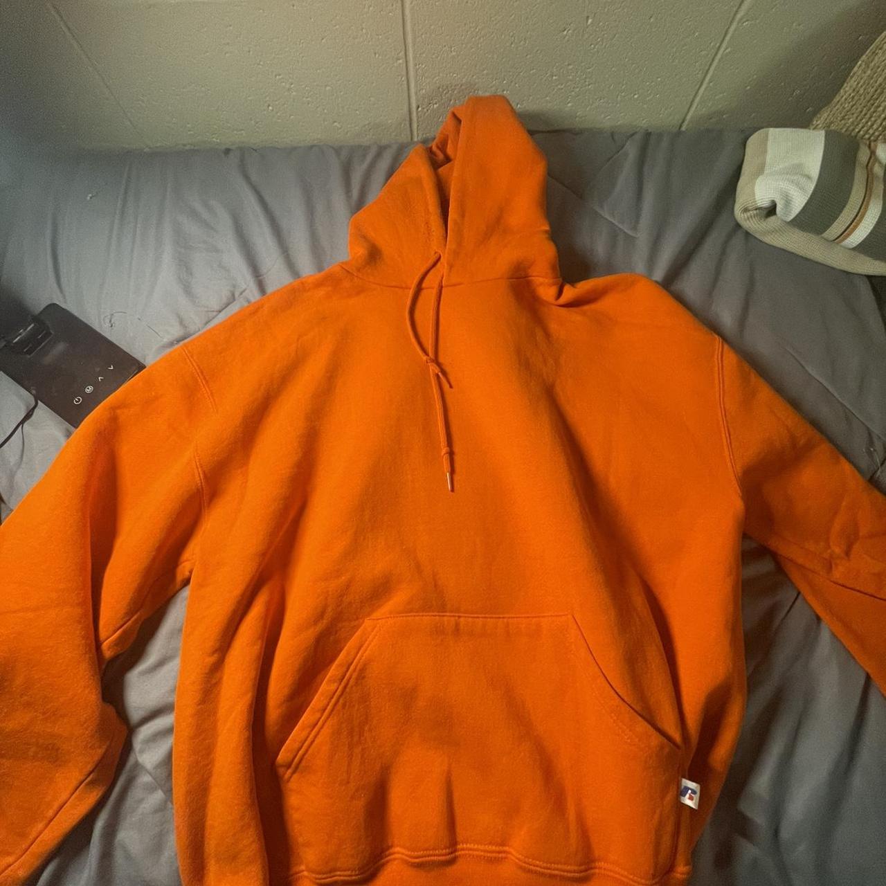 Vintage oversized russel hoodie orange