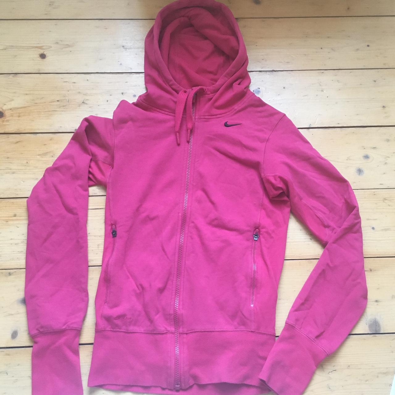 Hot Pink Nike Hoodie Nike Depop   P0 