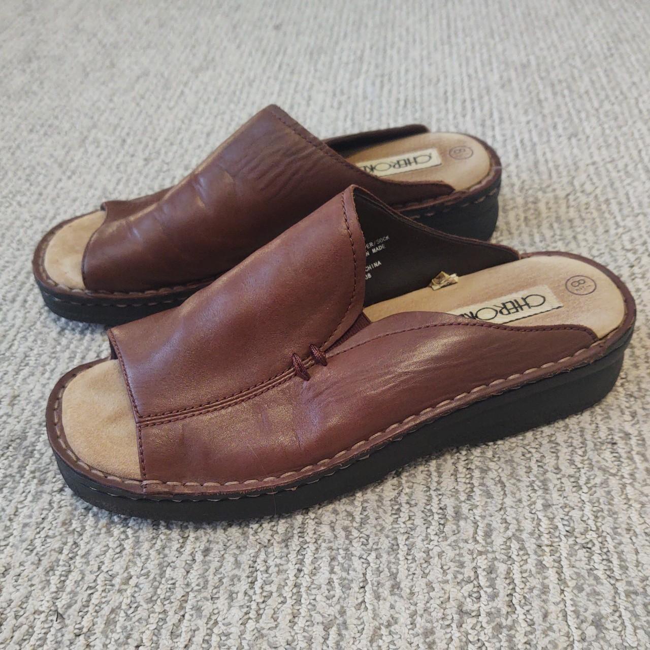 Cherokee Women's Brown Sandals | Depop