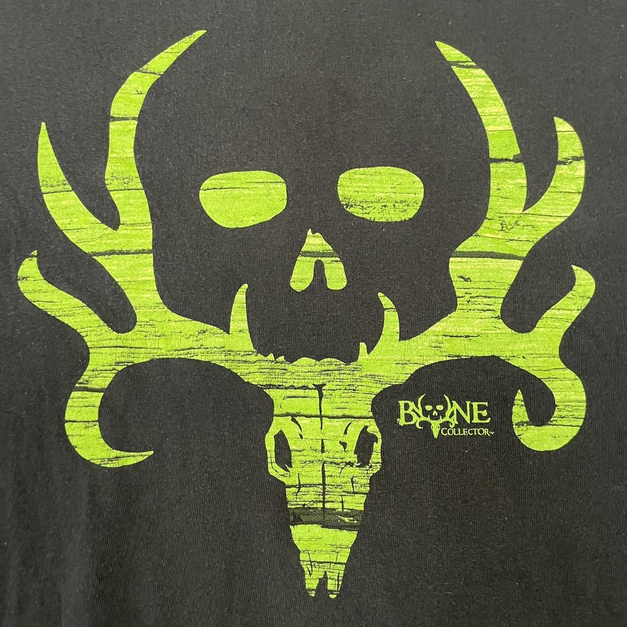 Vintage Y2K Bone Collector T Shirt Mens XL Black and... | Depop, image size:1280x1280