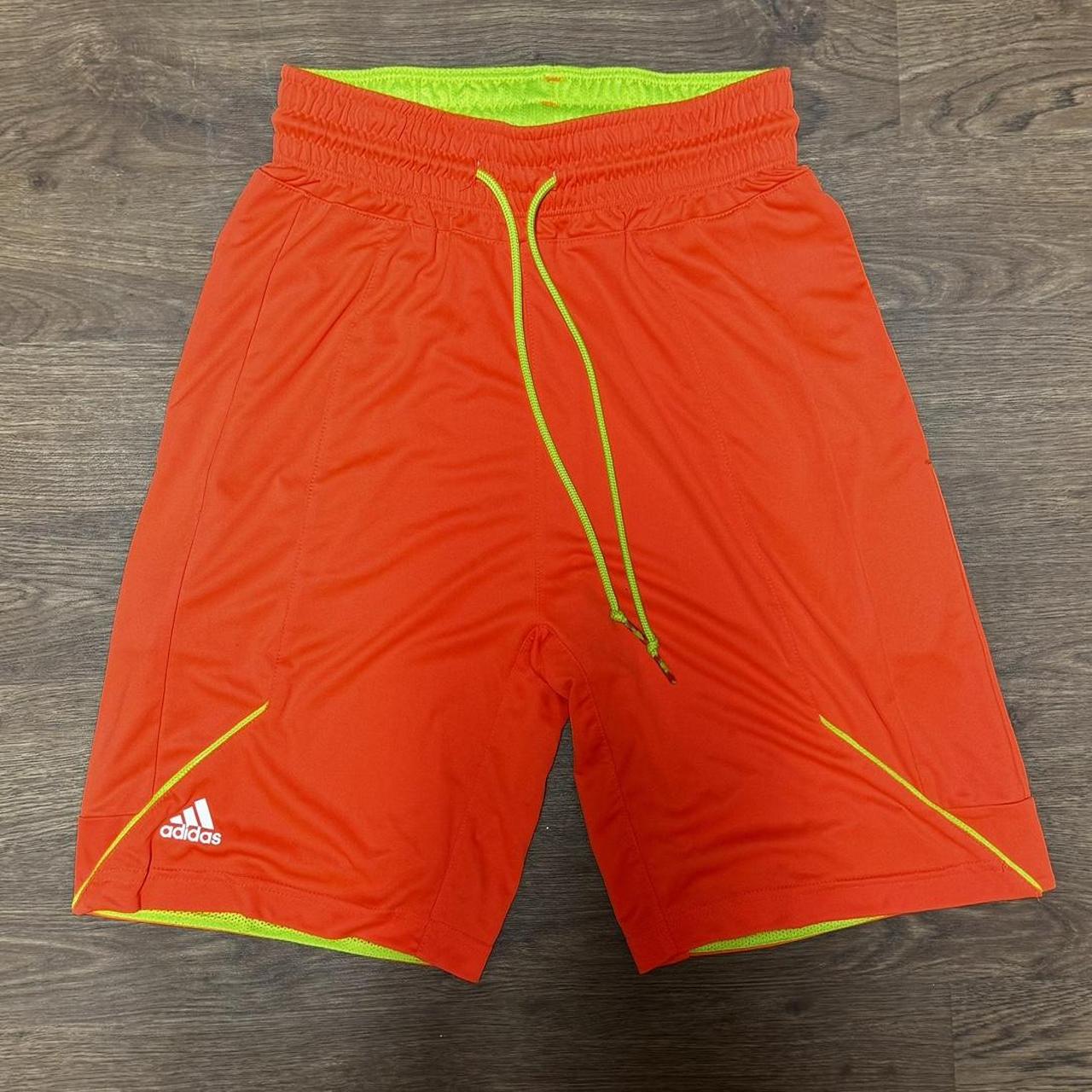 Orange adidas shorts best sale