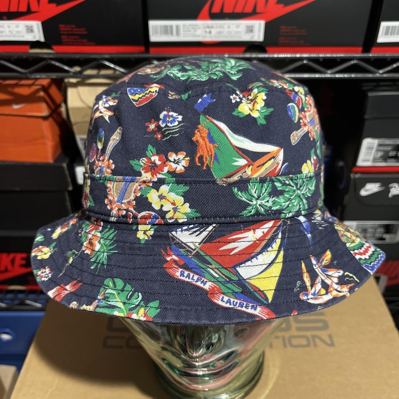 Polo Ralph Lauren Hawaiian Polo Bear Bucket Hat - Depop