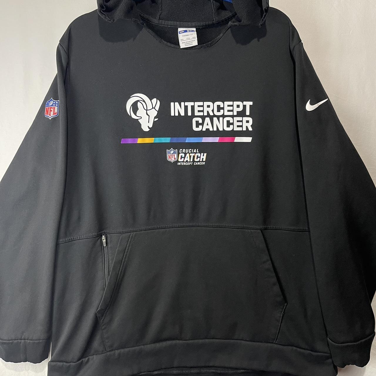 Nike Los Angeles Rams NFL Crucial Catch Intercept Cancer