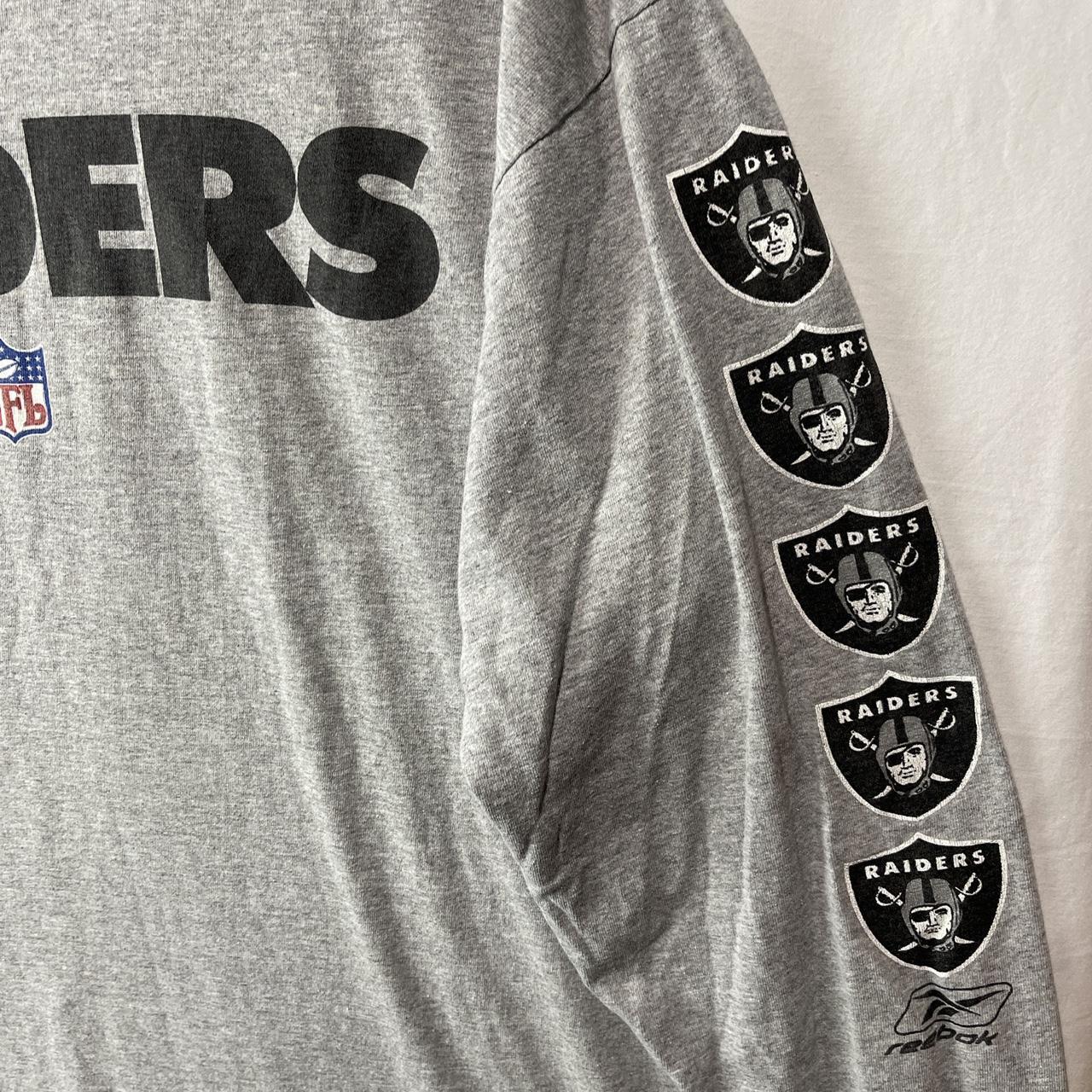 Vintage NFL Raiders Long Sleeve Shirt Size 3XL No - Depop