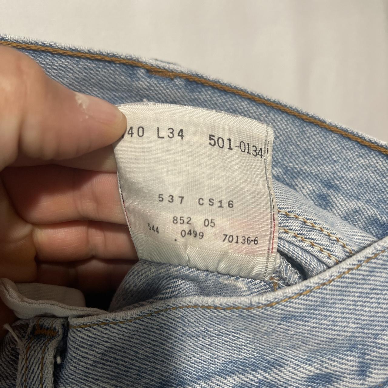 Vintage 90s Levi's 501 Made In USA Jeans Men's Size... - Depop