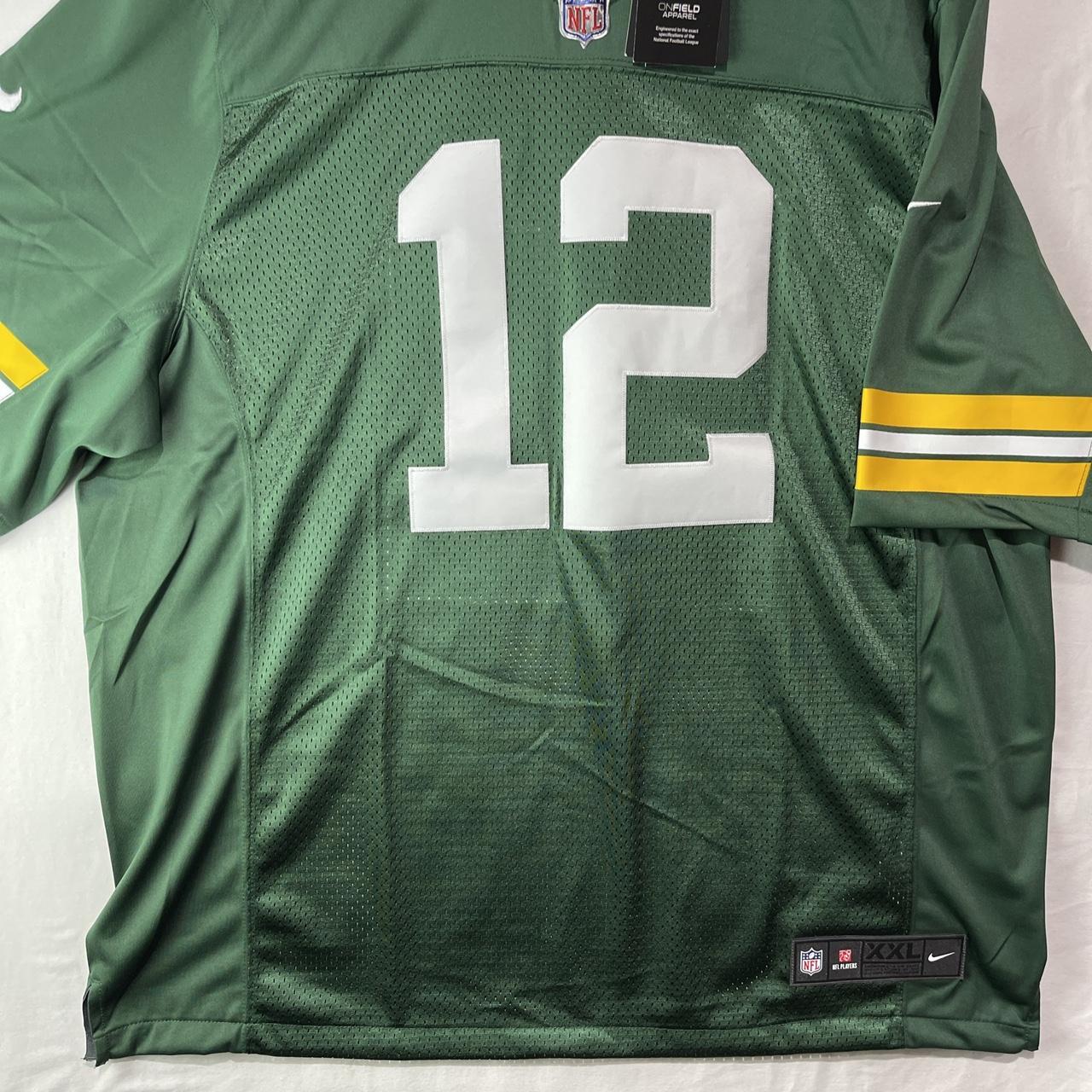 Nike NFL On Field Aaron Rodgers #12 Green Bay Packers Jersey Men's