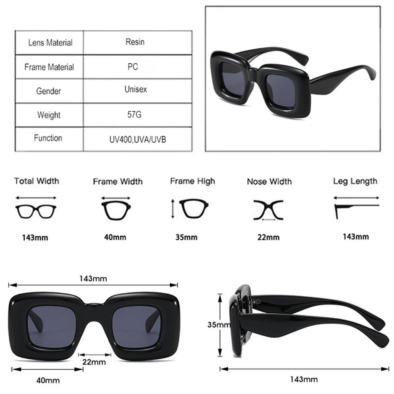 Men's Black and Grey Sunglasses Depop