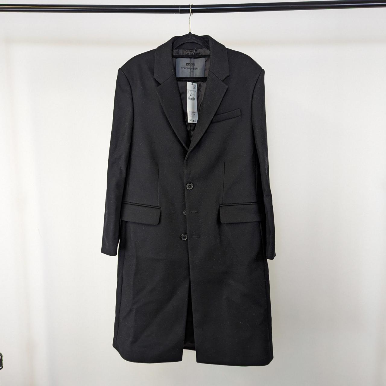 Men's ZARA ORIGINS Double Breasted Coat in size | Depop