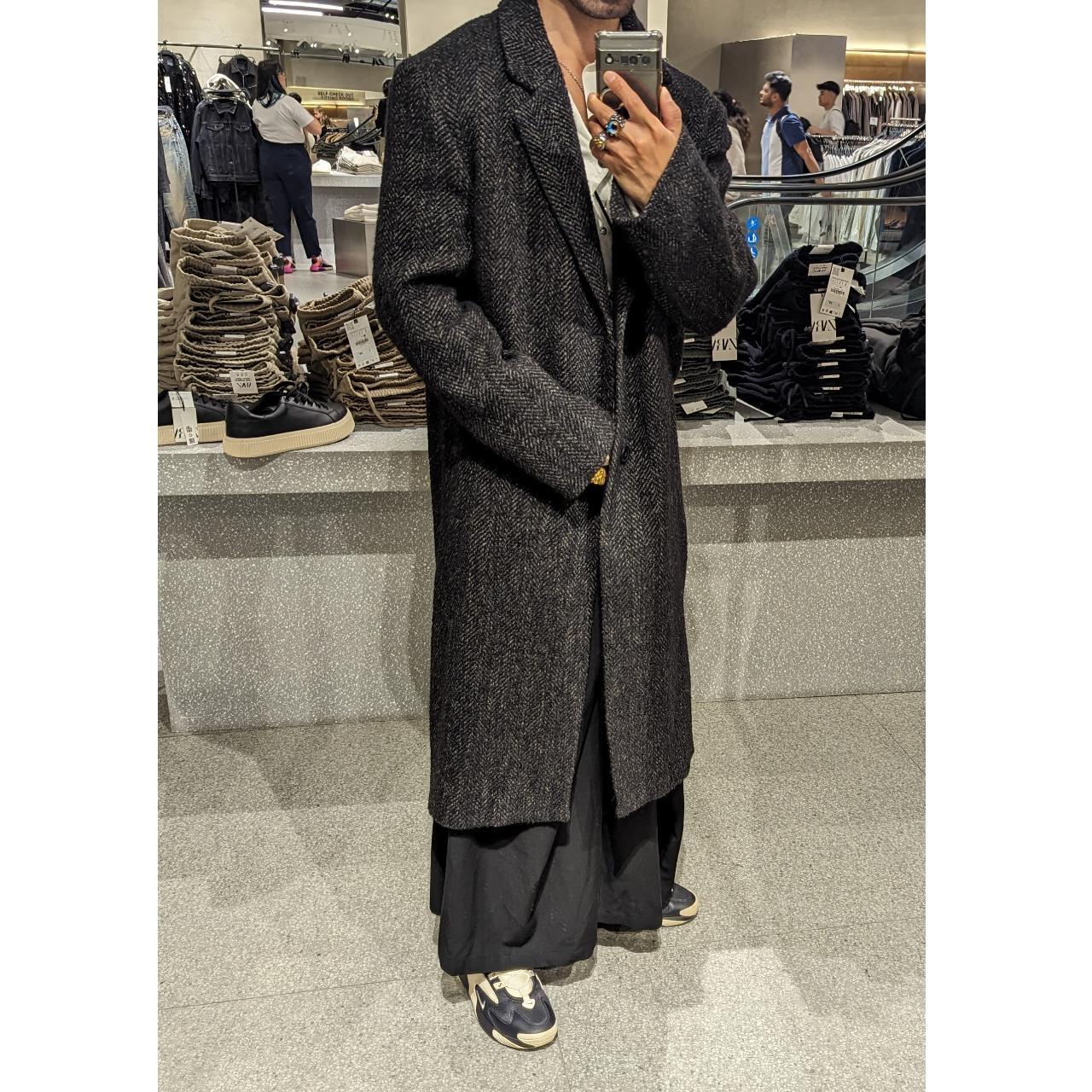 Outerwear Zara Wool Blend Coat Mens Men's ZARA Long Wool Blend