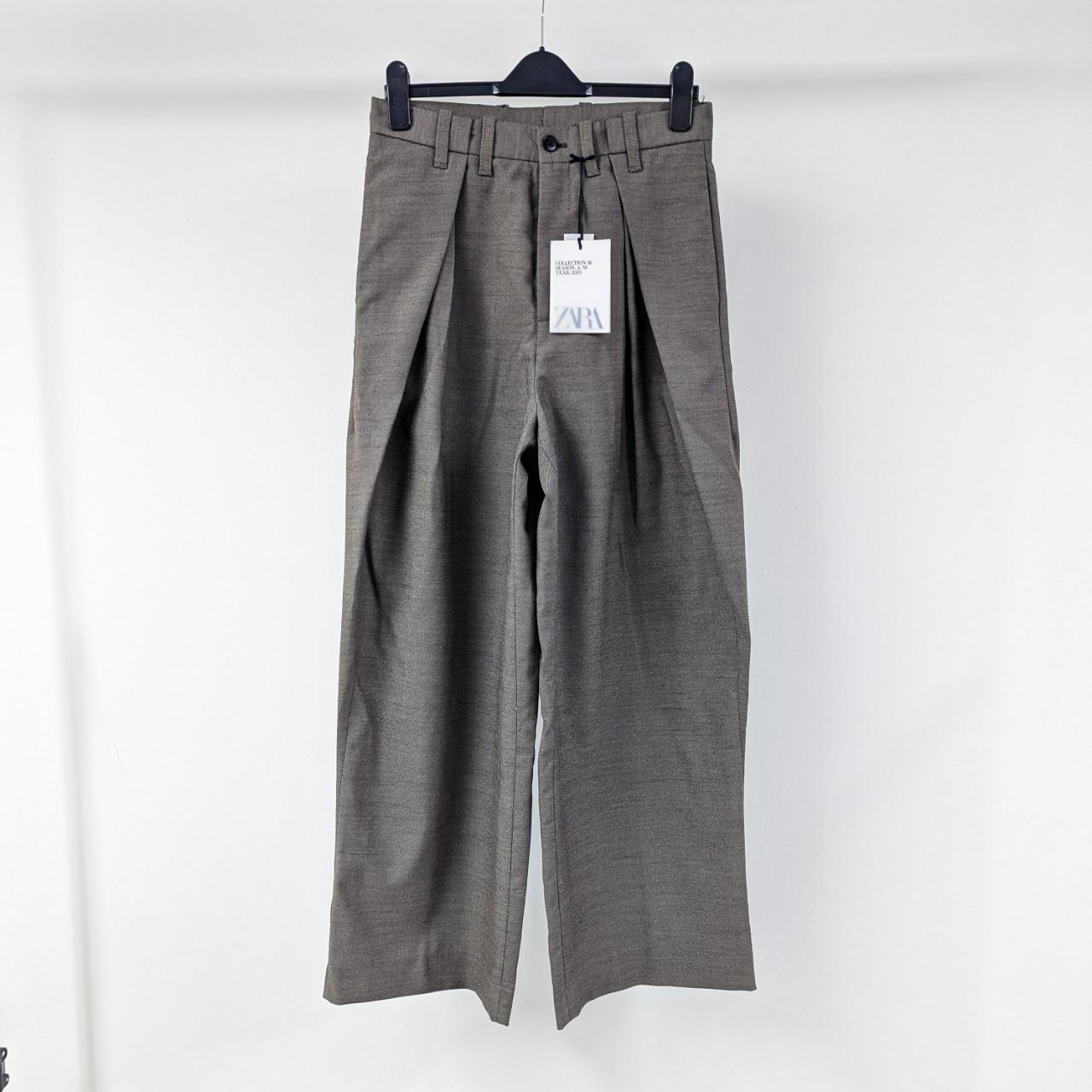 パンツ ZARA WIDE TROUSERS LIMITED EDITION 42 Men's ZARA 'LIMITED EDITION' Wide Leg Trousers in | Depop