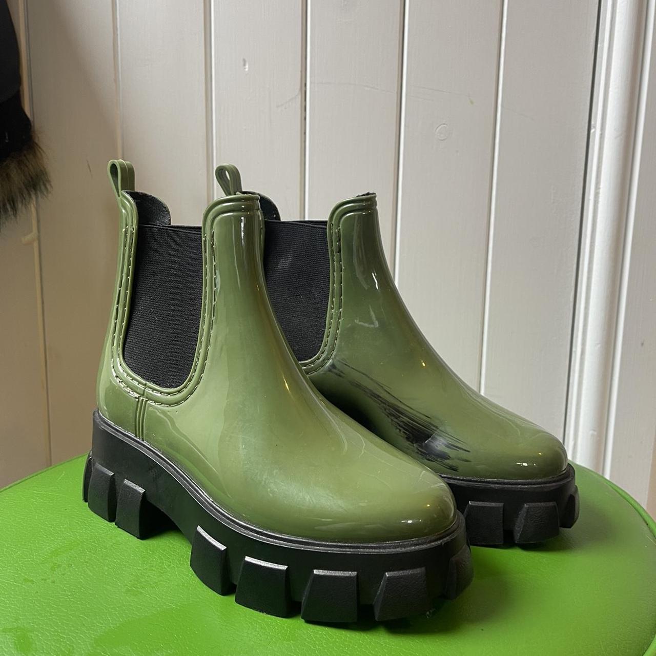 asos green boots