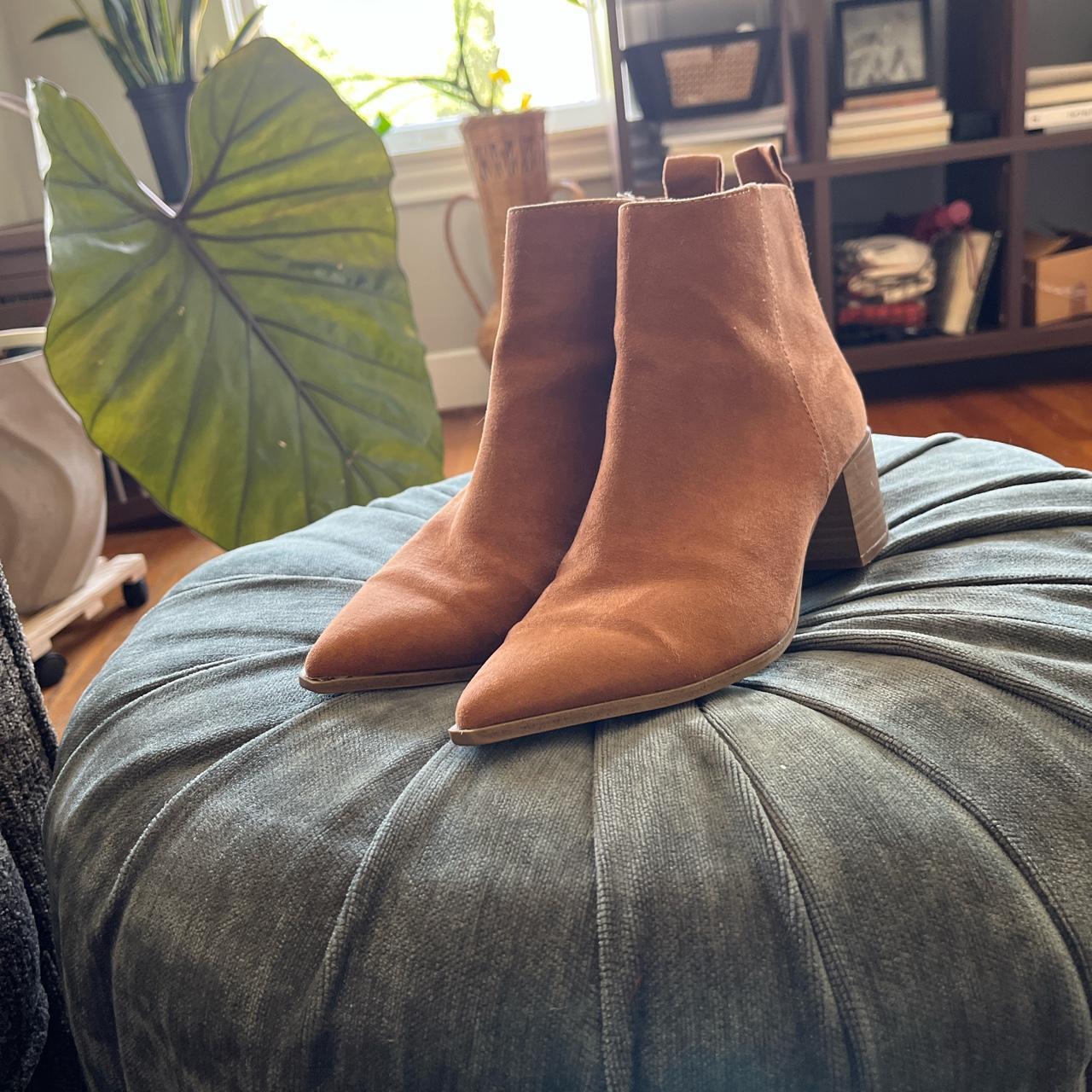 Target shop tan booties