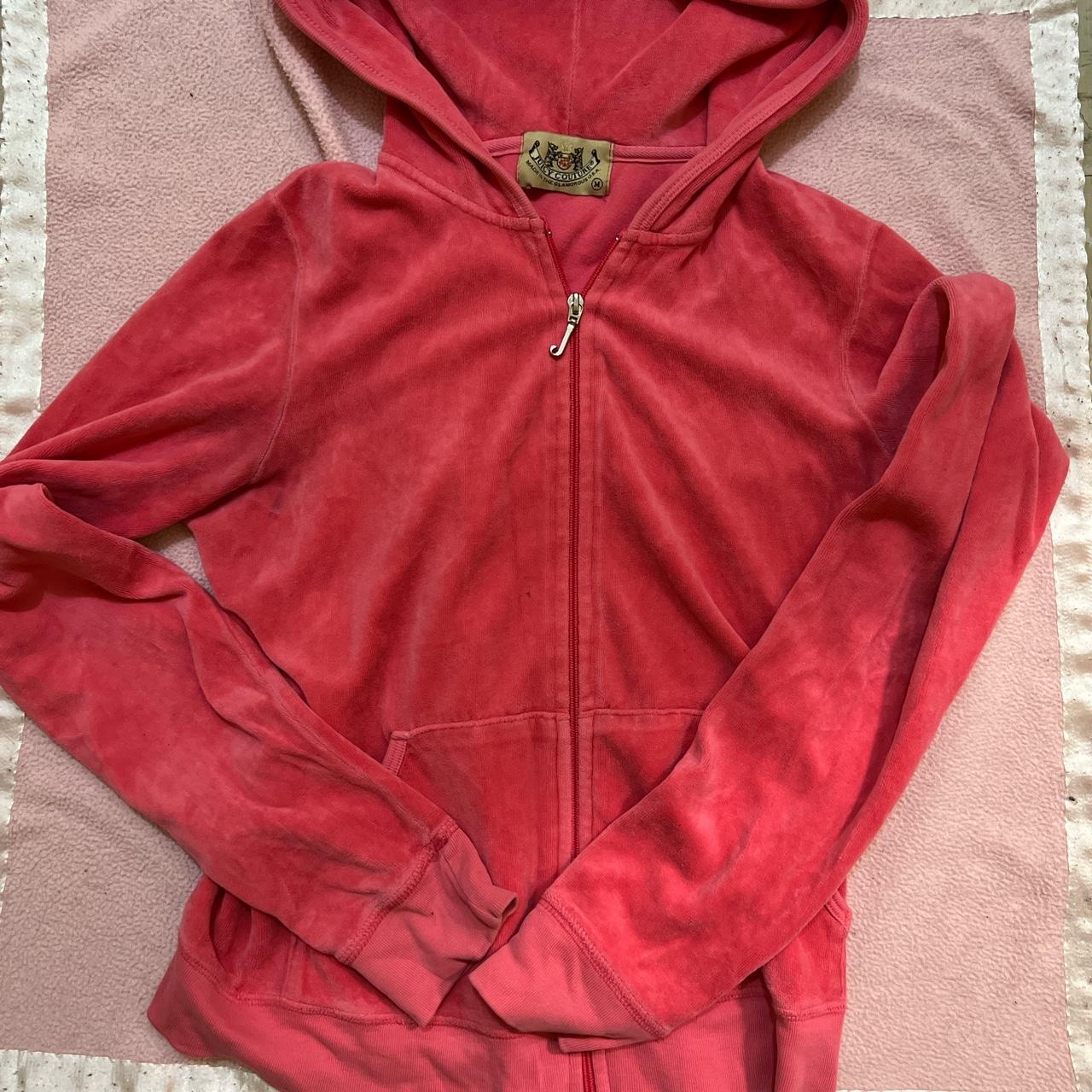 Juicy Couture Women's Pink Hoodie | Depop