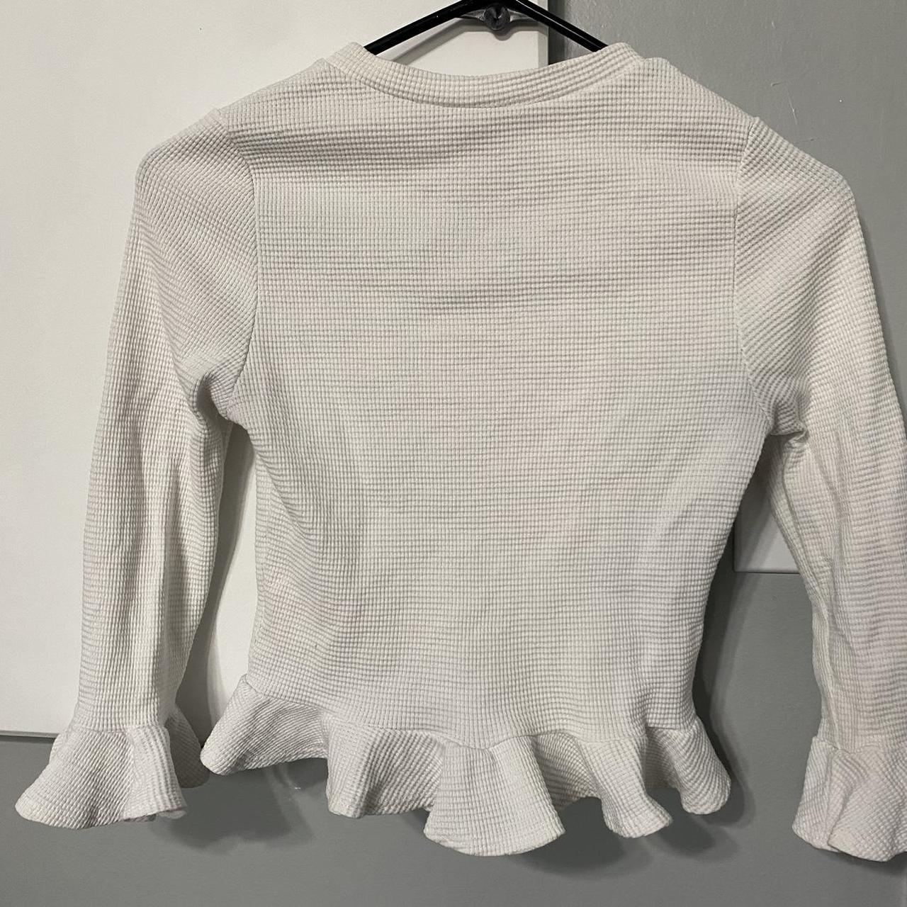 Lisa Says Gah Women's White Cardigan | Depop