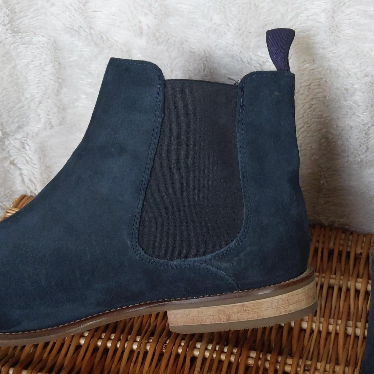 M&s navy boots best sale