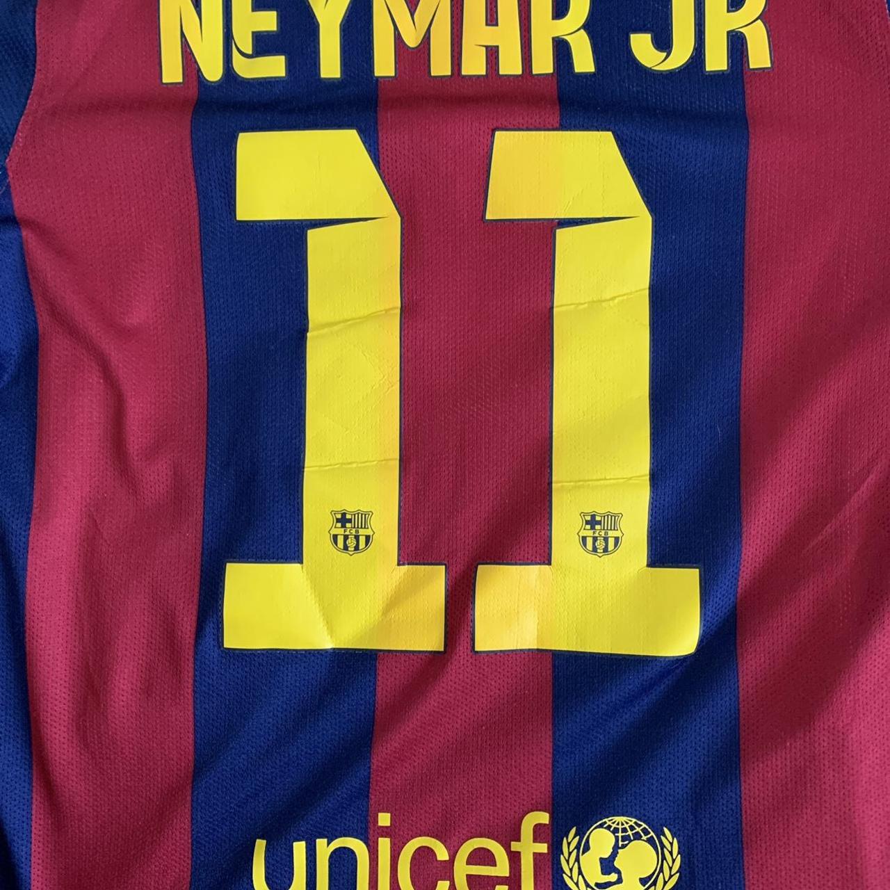 2014 Barcelona Neymar Jersey No size tag but I... - Depop