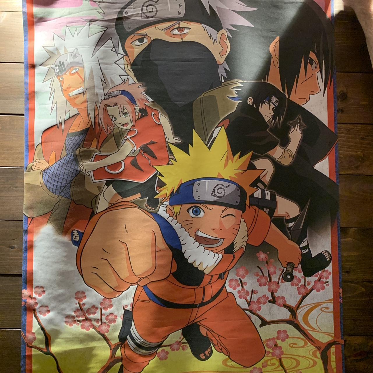 Naruto Uzumaki Anime Fabric Poster 42.5” x 31... - Depop