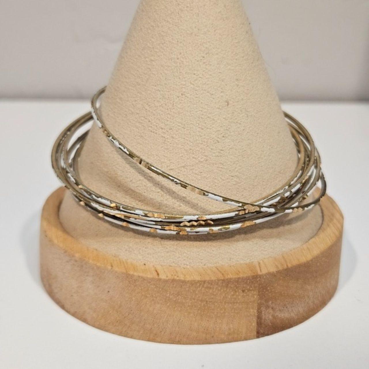 Women's Bracelet - Silver/Gold – Stackable Silver… - image 1