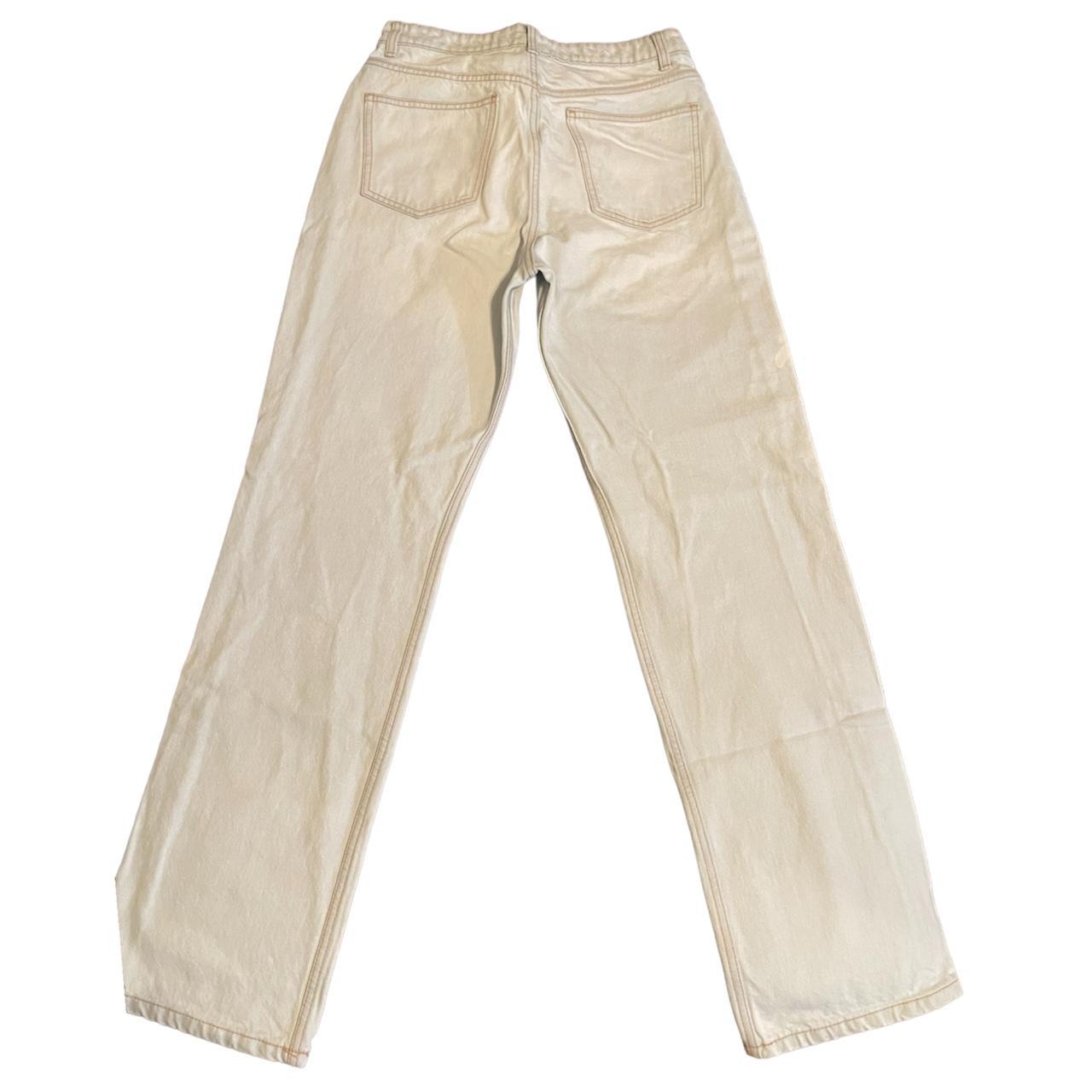 Zara light blue straight pants/baggy... Depop