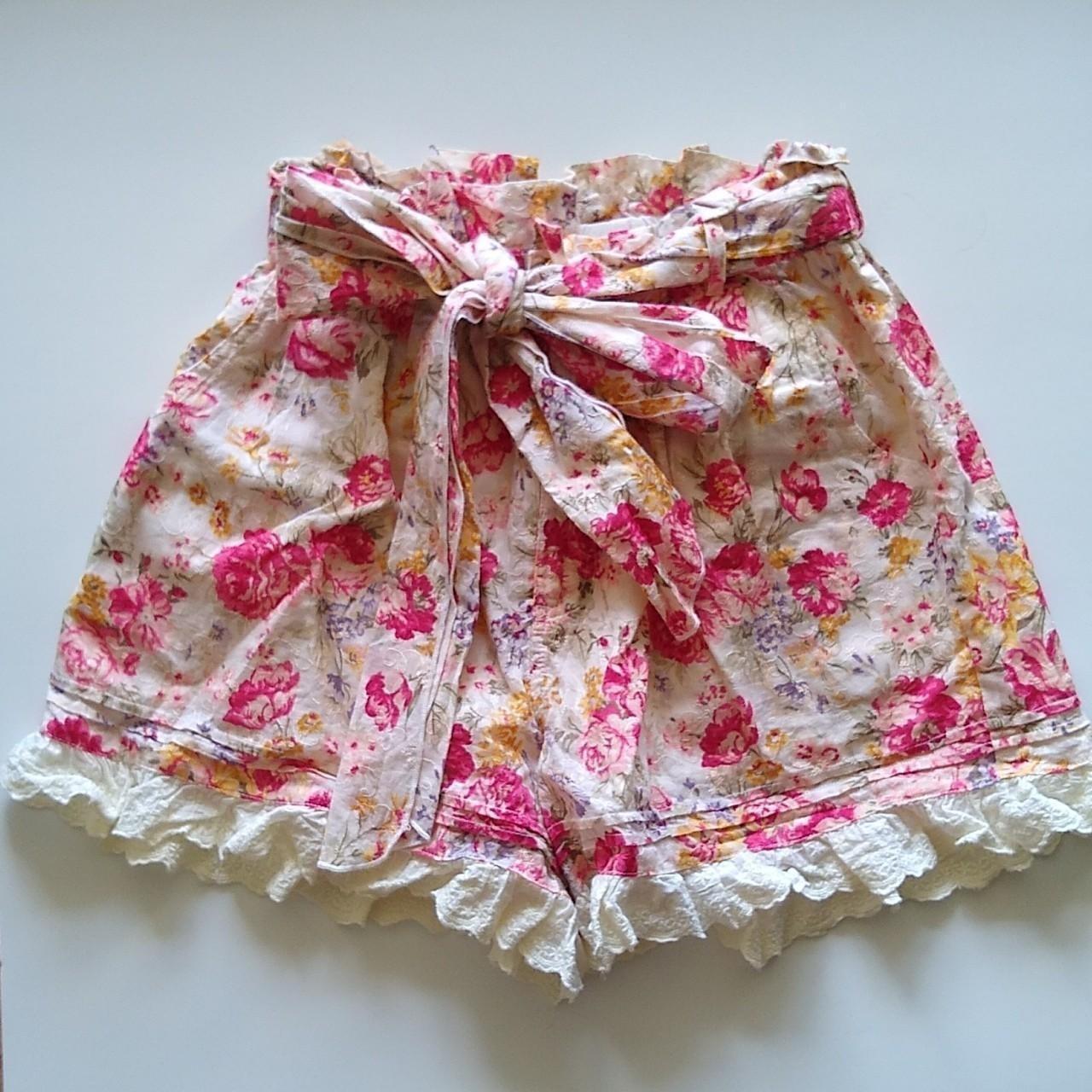 Fairy floral shorts from the Japanese brand Liz... - Depop