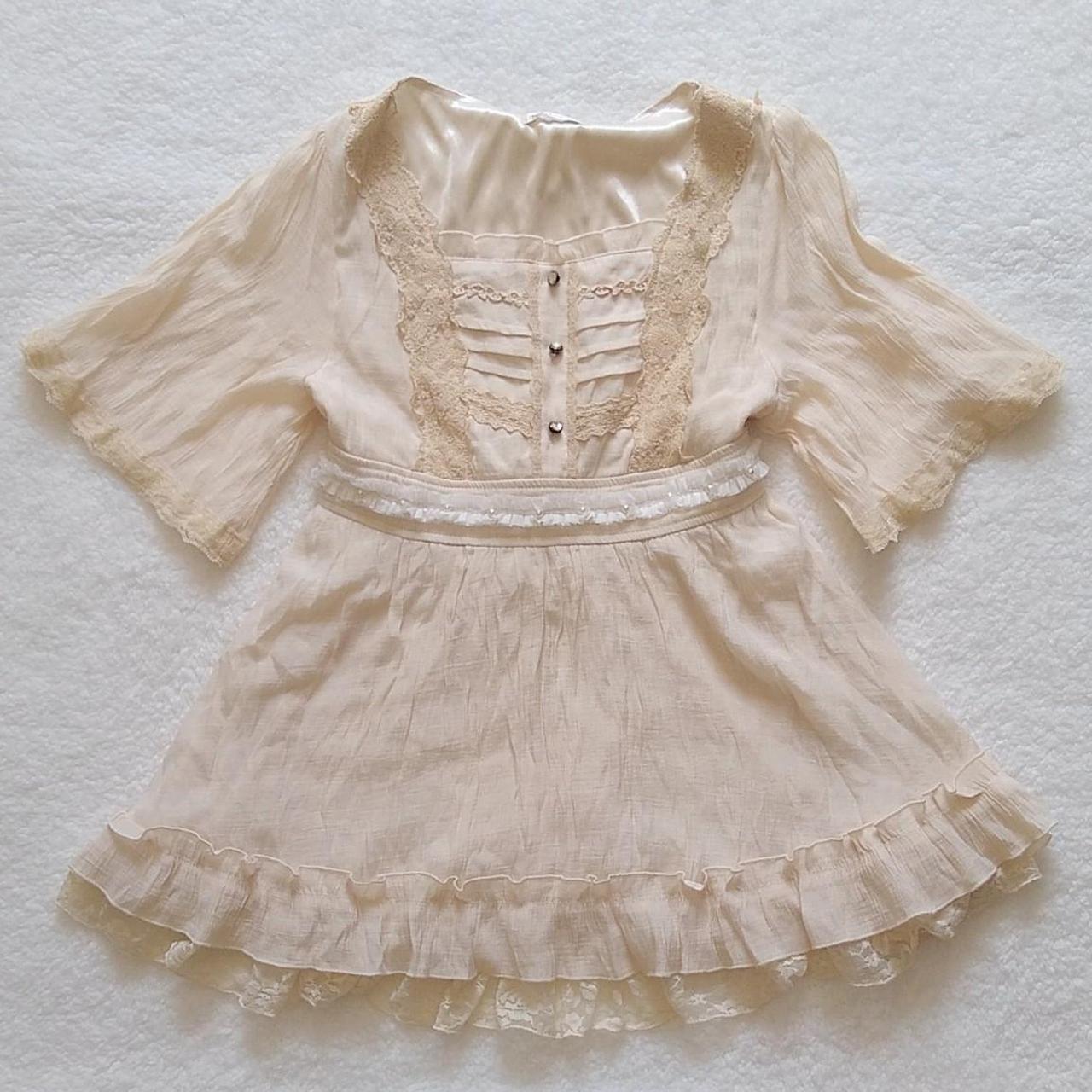 Lolita milkmaid top from Japan Japanese jfashion... - Depop