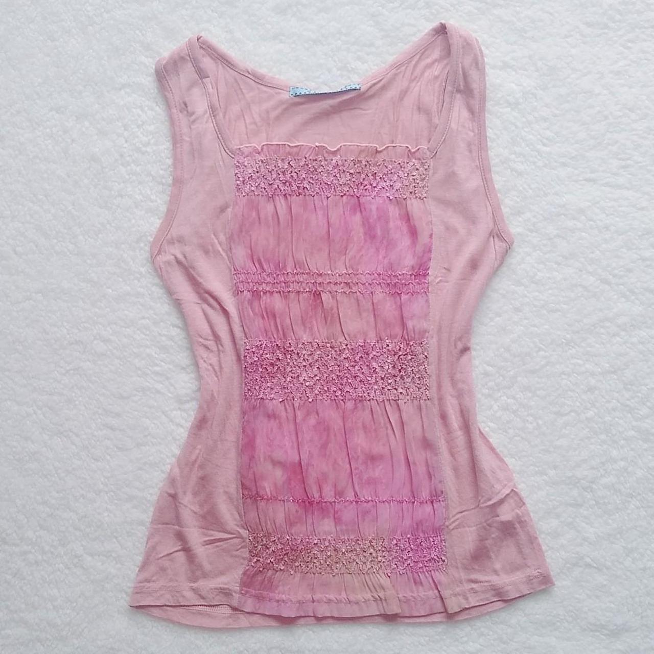 Deals ON HOLD DO NOT PURCHASE Japanese Pink milkmaid top