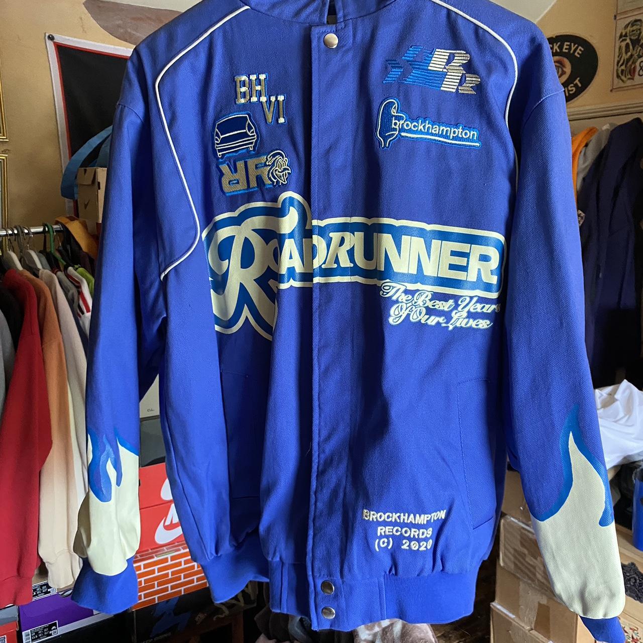 Immaculate Brockhampton Roadrunner racing jacket. | Depop