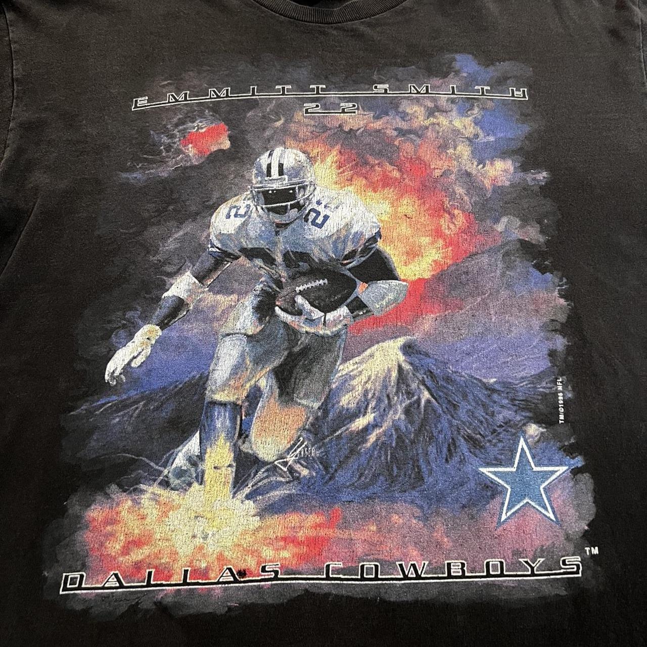 Vintage 90s Starter Dallas Cowboys Emmitt Smith - Depop