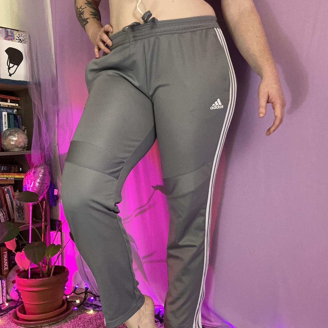 Adidas fashion sweatpants womens grey