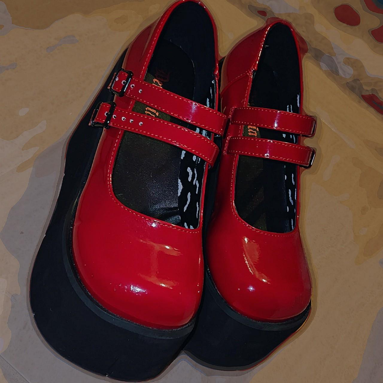 DEMONIAS: Red Kera-08 Platform Shoes (US Women's... - Depop