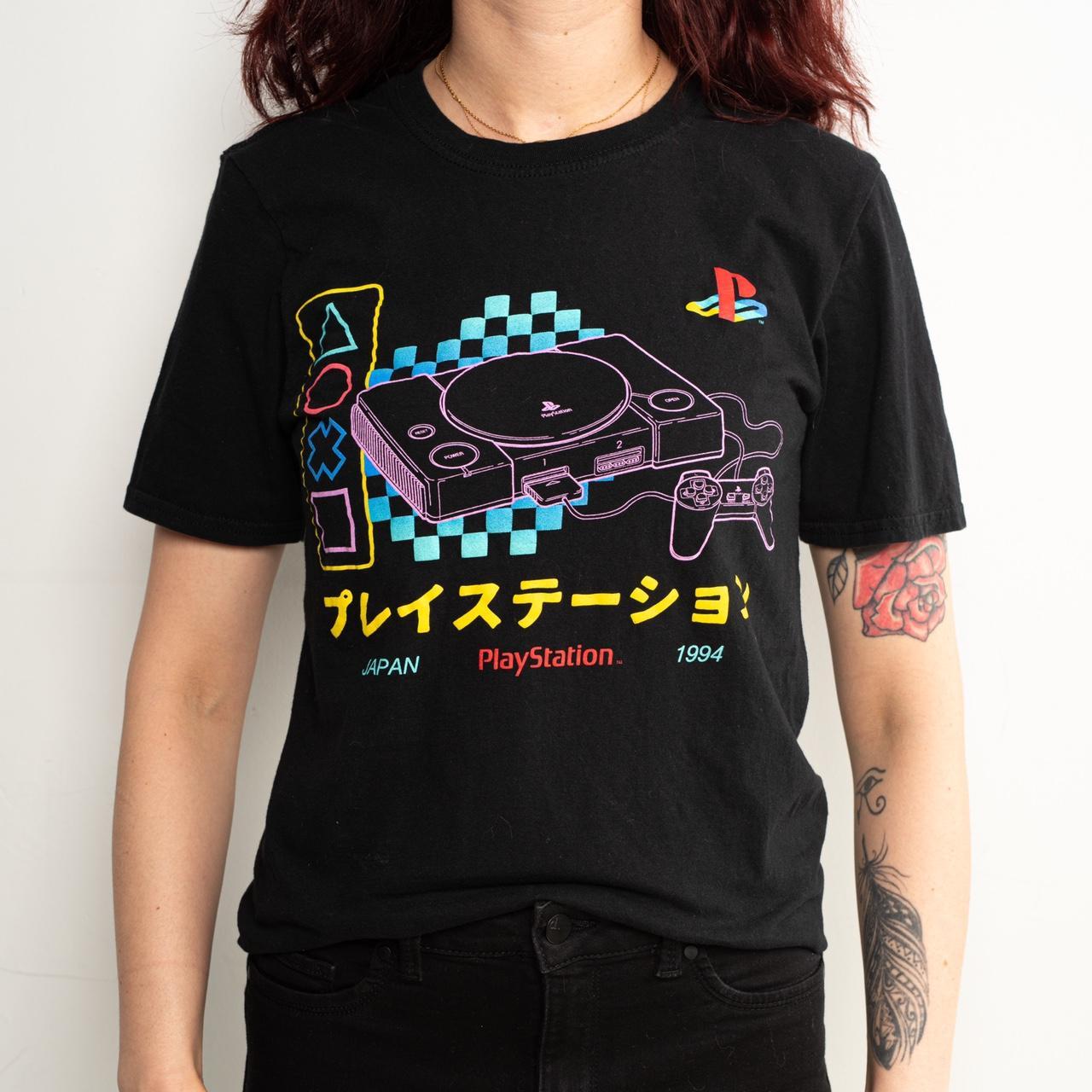 Rare Playstation Japan (1994) graphic tee for Depop