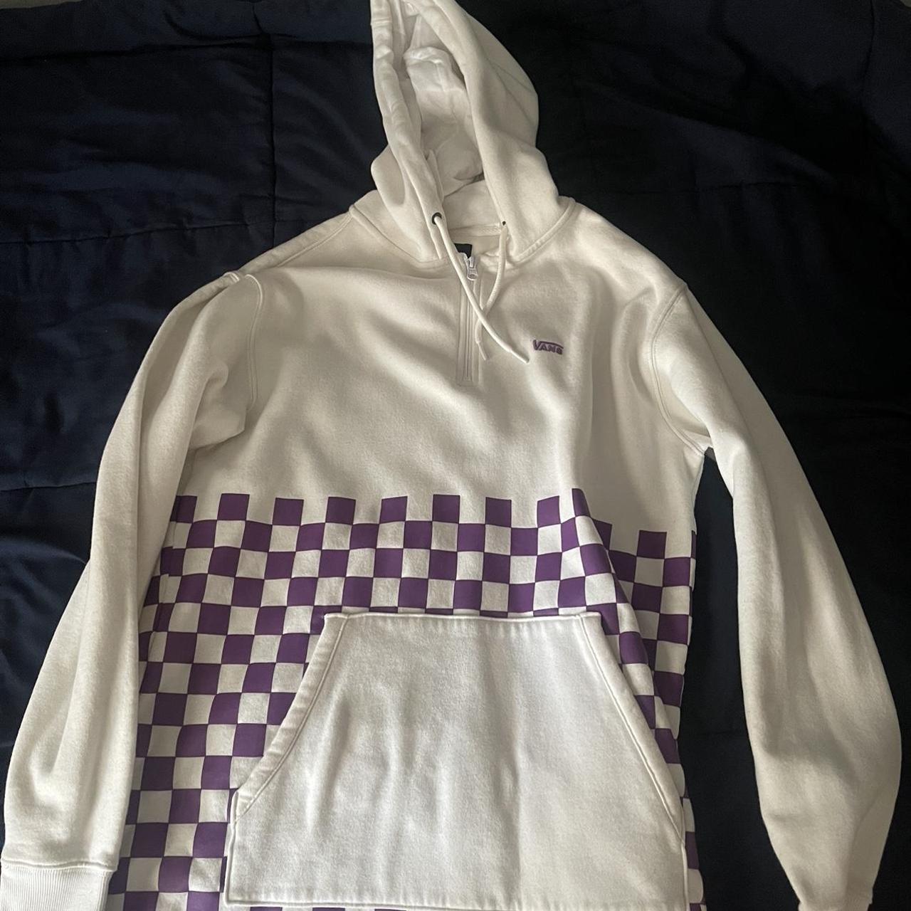 Vans checkerboard hot sale hoodie mens