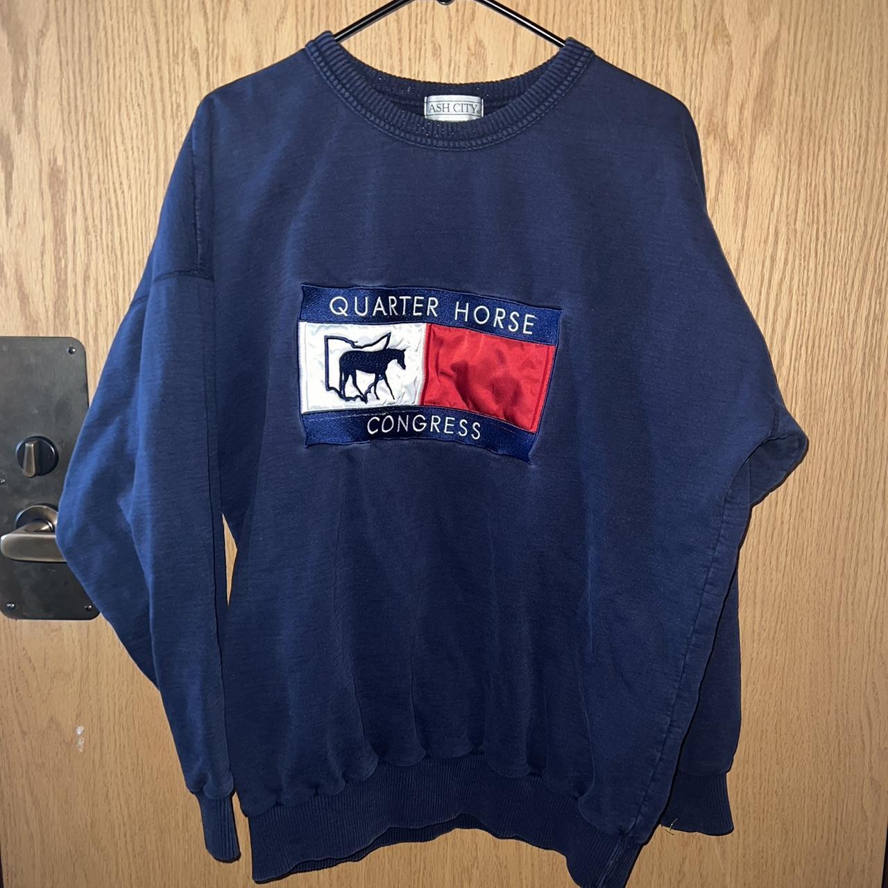 Ash City Quarter Horse Crewneck Sweatshirt photos... Depop