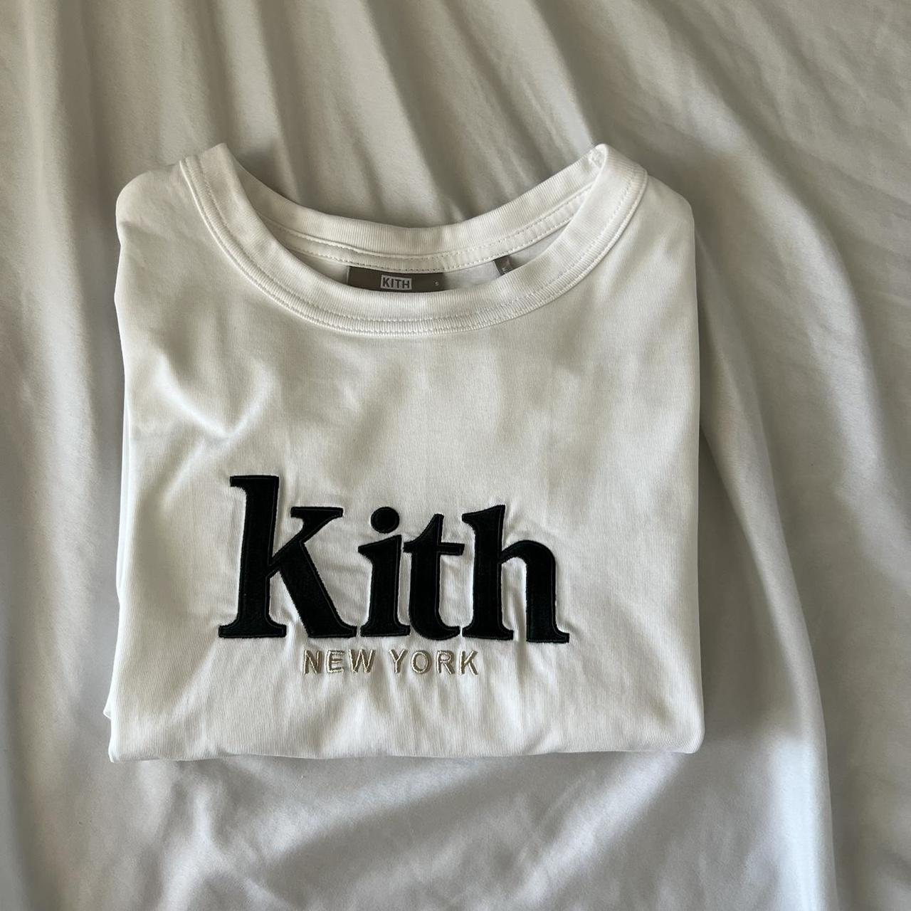 Kith women mott new york tee ii in white size S... - Depop