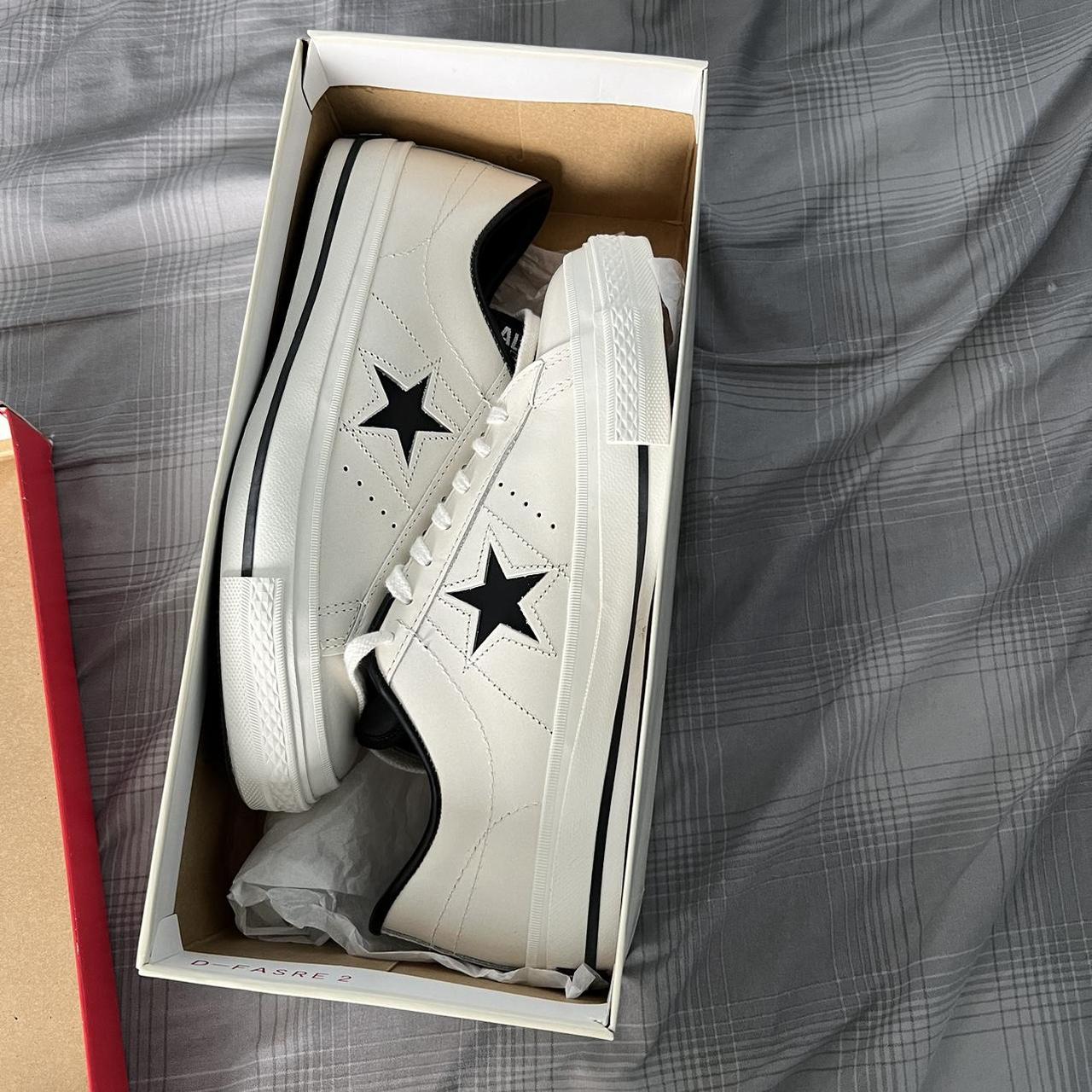 One star all leather all star converse made in