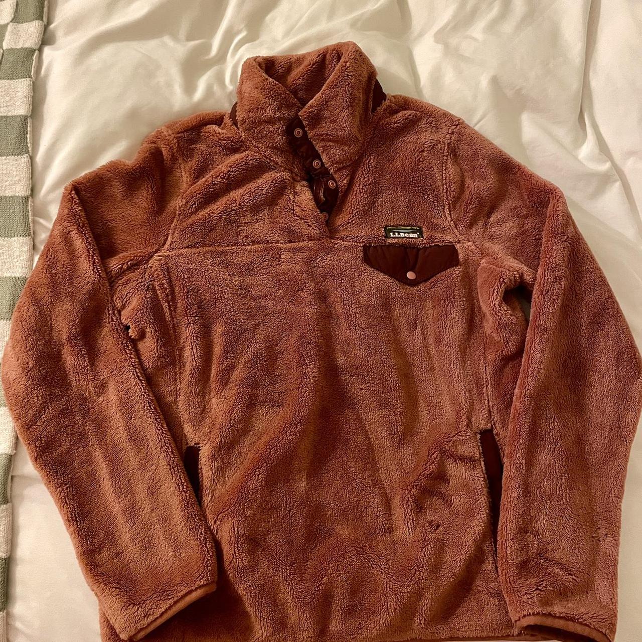 Ll bean fuzzy outlet pullover