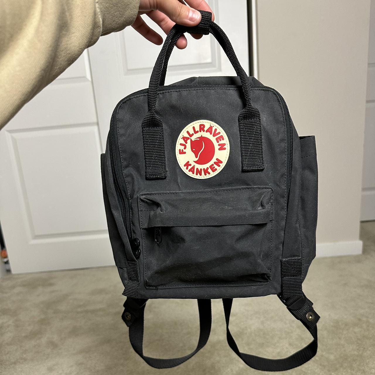 Black Fjallraven Knken Mini Backpack - Depop