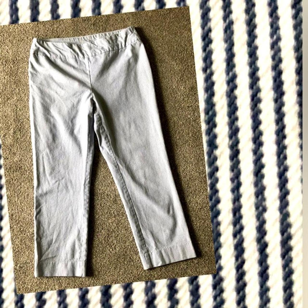 Chicos ' So Slimming ' Womens Medium Dark Wash Crop Jeans Size 1.5